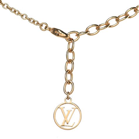 louis vuitton full flower necklace